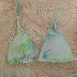 Tie dye bikini top
